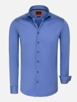 Wam Denim Overhemd Lange Mouw 75699 Karls Blue| Overhemd Lange Mouwen