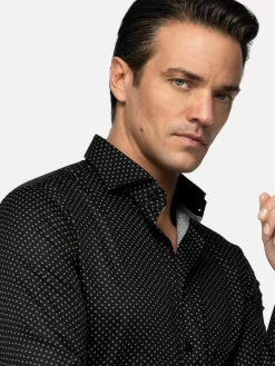 Wam Denim Overhemd Lange Mouwen<Overhemd Lange Mouw 75675 Lonval Black