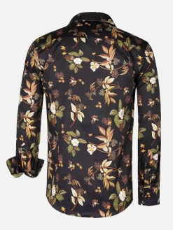 Wam Denim Overhemd Lange Mouw 75657 Mayrhofen Black| Overhemd Lange Mouwen