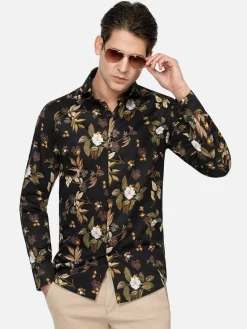 Wam Denim Overhemd Lange Mouw 75657 Mayrhofen Black| Overhemd Lange Mouwen