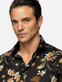 Wam Denim Overhemd Lange Mouw 75707 Meru Black| Overhemd Lange Mouwen