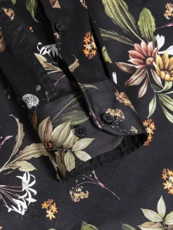 Wam Denim Overhemd Lange Mouw 75707 Meru Black| Overhemd Lange Mouwen