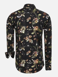 Wam Denim Overhemd Lange Mouw 75707 Meru Black| Overhemd Lange Mouwen