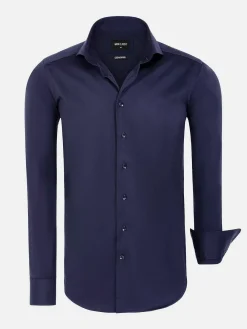 Wam Denim Overhemd Lange Mouwen<Overhemd Lange Mouw 75711 Monsebo Navy