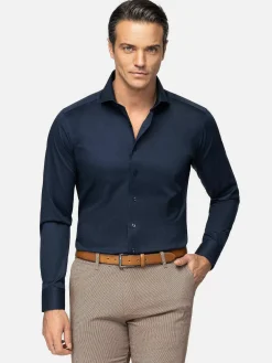 Wam Denim Overhemd Lange Mouwen<Overhemd Lange Mouw 75711 Monsebo Navy