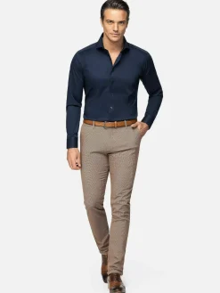 Wam Denim Overhemd Lange Mouwen<Overhemd Lange Mouw 75711 Monsebo Navy