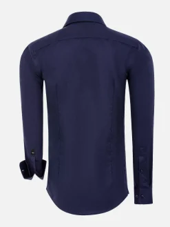 Wam Denim Overhemd Lange Mouwen<Overhemd Lange Mouw 75711 Monsebo Navy