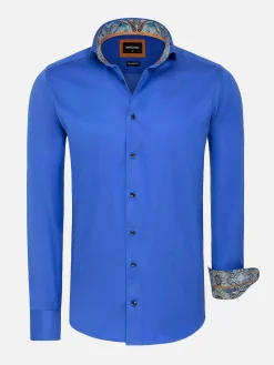 Wam Denim Overhemd Lange Mouw 75694 Murial Blue| Overhemd Lange Mouwen