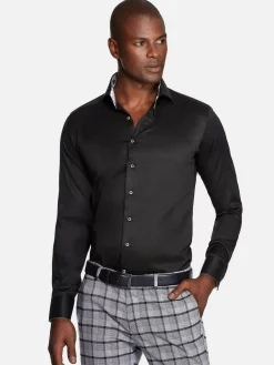 Wam Denim Overhemd Lange Mouwen<Overhemd Lange Mouw 75679 Pavel Black