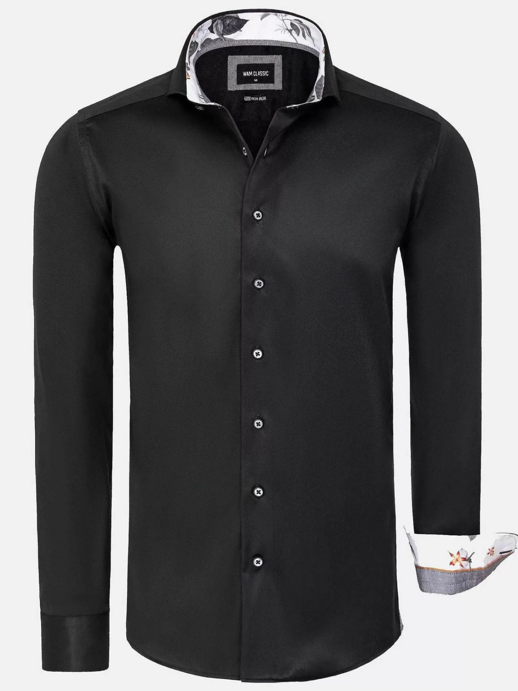 Wam Denim Overhemd Lange Mouwen<Overhemd Lange Mouw 75679 Pavel Black