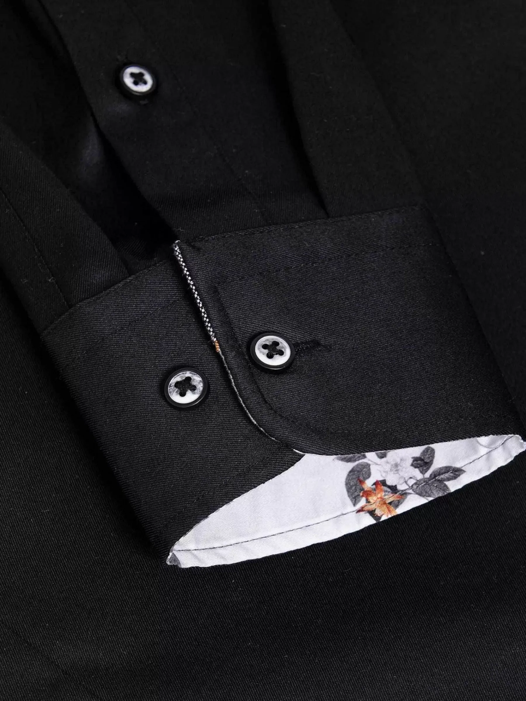 Wam Denim Overhemd Lange Mouwen<Overhemd Lange Mouw 75679 Pavel Black