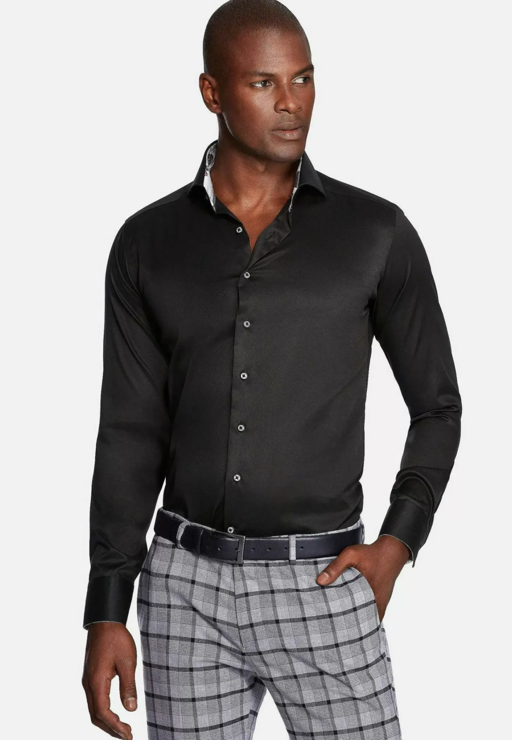 Wam Denim Overhemd Lange Mouwen<Overhemd Lange Mouw 75679 Pavel Black