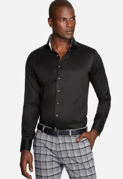 Wam Denim Overhemd Lange Mouw 75679 Pavel Black| Overhemd Lange Mouwen