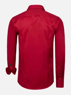 Wam Denim Overhemd Lange Mouw 75665 Pelle Red| Overhemd Lange Mouwen