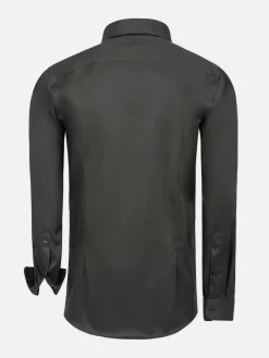 Wam Denim Overhemd Lange Mouw 75665 Pelle Dark Green| Overhemd Lange Mouwen