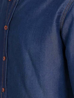 Wam Denim Overhemd Lange Mouwen<Overhemd Lange Mouw 75664 Potamos Navy
