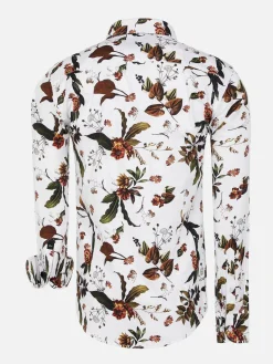 Wam Denim Overhemd Lange Mouw 75714 Santana White| Overhemd Lange Mouwen