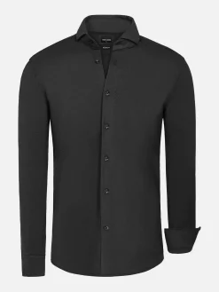 Wam Denim Overhemd Lange Mouw 75660 Sella Black| Overhemd Lange Mouwen