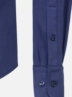 Wam Denim Overhemd Lange Mouw 75660 Sella Navy| Overhemd Lange Mouwen