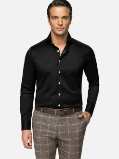 Wam Denim Overhemd Lange Mouw 75718 Sydney Black| Overhemd Lange Mouwen