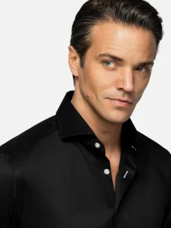 Wam Denim Overhemd Lange Mouw 75718 Sydney Black| Overhemd Lange Mouwen