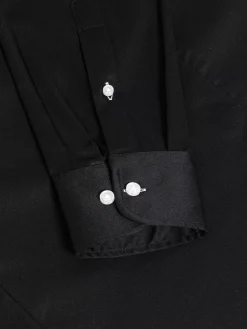 Wam Denim Overhemd Lange Mouw 75718 Sydney Black| Overhemd Lange Mouwen