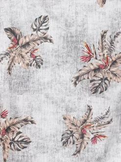 Wam Denim Overhemd Lange Mouw 65045 White Dark Brown| Overhemd Lange Mouwen