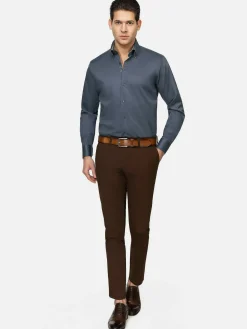 Wam Denim Overhemd Lange Mouwen<Overhemd Lange Mouw Roma Anthracite