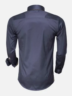 Wam Denim Overhemd Lange Mouwen<Overhemd Lange Mouw Roma Anthracite