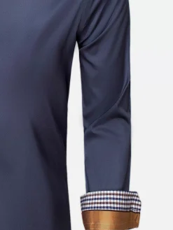 Wam Denim Overhemd Lange Mouw Roma Anthracite| Overhemd Lange Mouwen