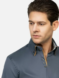 Wam Denim Overhemd Lange Mouw Roma 75428| Overhemd Lange Mouwen