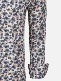 Wam Denim Overhemd Lange Mouwen<Overhemd Lange Mouw White Dark Grey