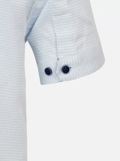 Wam Denim Overhemd Korte Mouwen<Owen Tailored Fit White Overhemd Korte Mouw