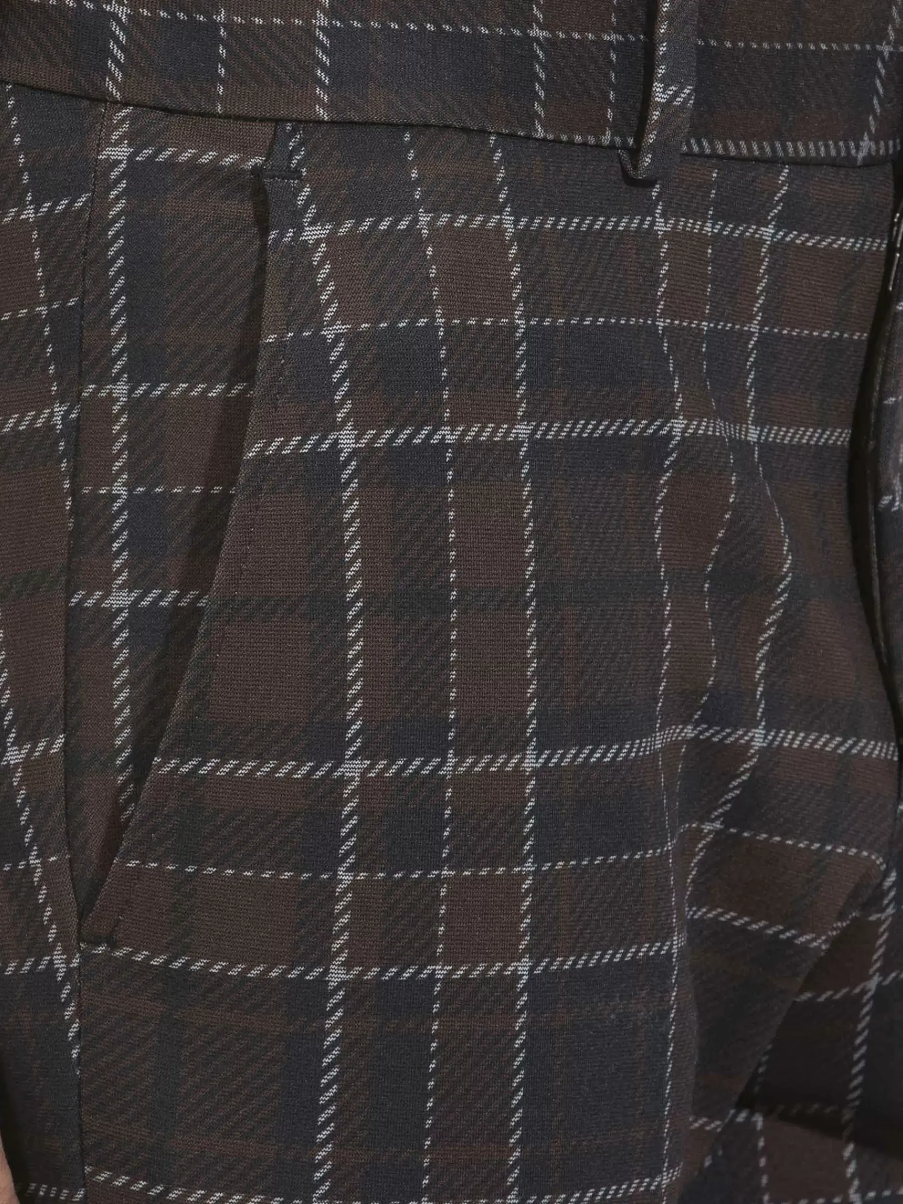 Wam Denim Pantalons<Pantalon 82151 Aleon Brown Navy