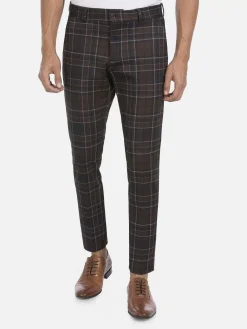 Wam Denim Pantalon 82151 Aleon Brown Navy| Pantalons