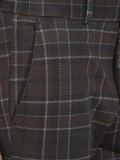 Wam Denim Pantalon 82151 Aleon Brown Navy| Pantalons