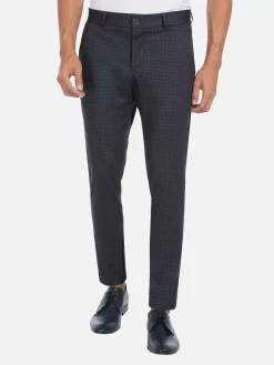 Wam Denim Pantalon 82151 Aleon Navy Grey| Pantalons