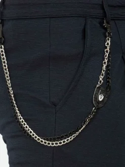 Wam Denim Pantalon 82108 Gaspare Navy| Pantalons