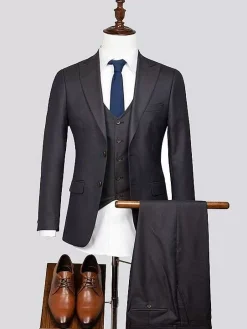 Wam Denim Pantalon 70055 Grenoble Brown Navy| Pantalons