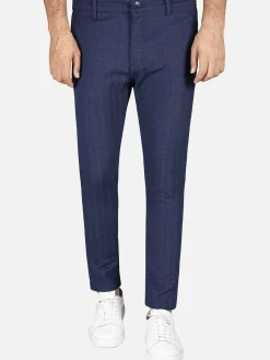 Wam Denim Pantalon 72324 Moos Navy| Pantalons