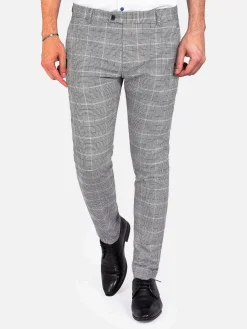 Wam Denim Pantalon 72330 Wellington Light Grey| Pantalons