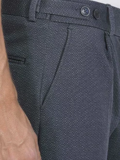 Wam Denim Pantalon Aubin Dark Navy| Chino'S