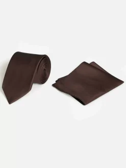 Wam Denim Pierce Dark Brown Stropdas| Stropdassen