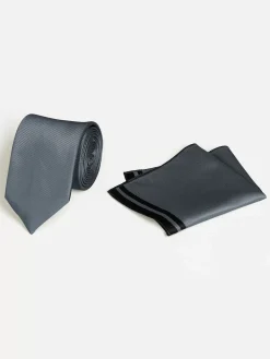 Wam Denim Pierce Grey Tie| Stropdassen