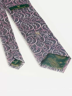 Wam Denim Pierce Navy Pink Stropdas| Stropdassen