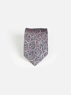 Wam Denim Pierce Navy Pink Stropdas| Stropdassen