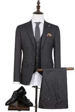 Wam Denim Gilets<Plaid Vest 70050 Anthracite