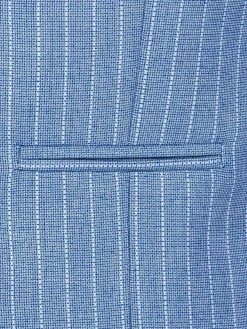 Wam Denim Gilets<Plaid Vest 70048 Pelagie Islands Blue