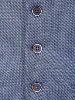 Wam Denim Gilets<Plaid Vest Fabian Blue