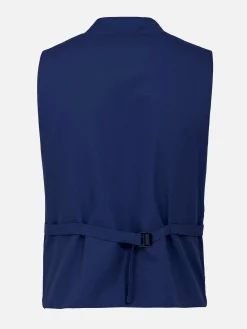 Wam Denim Plaid Vest Fabian Blue| Gilets